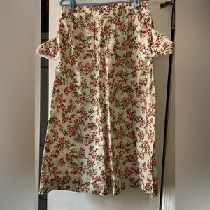 Margaret Smith Vintage Midi Floral Skirt.